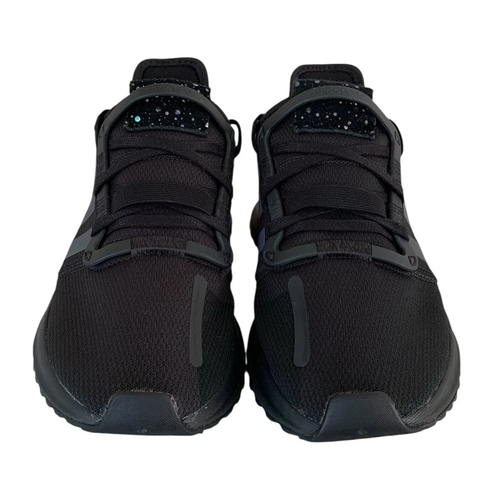 Adidas Black & Iridescent Stripe U Path Sneakers